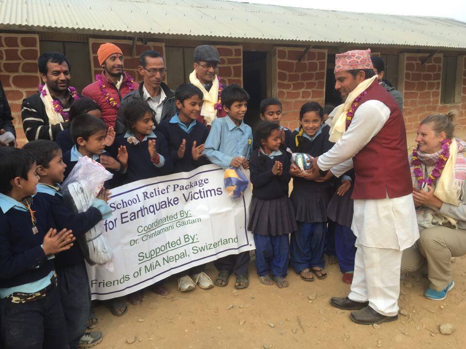 Supporting schools, post earthquake April 2015