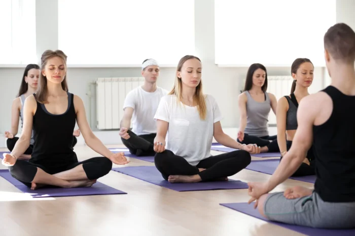 employees wellness yoga program